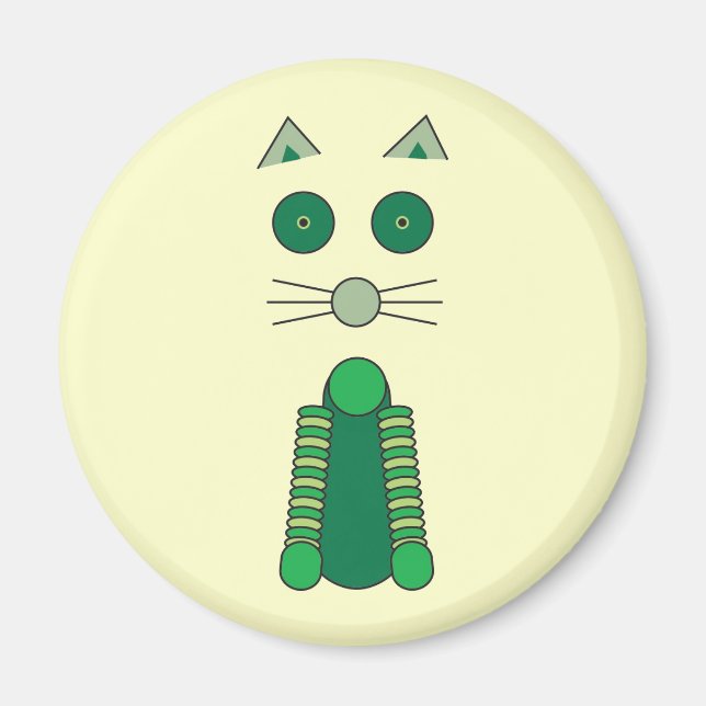 Irish Cat Magnet (Front)