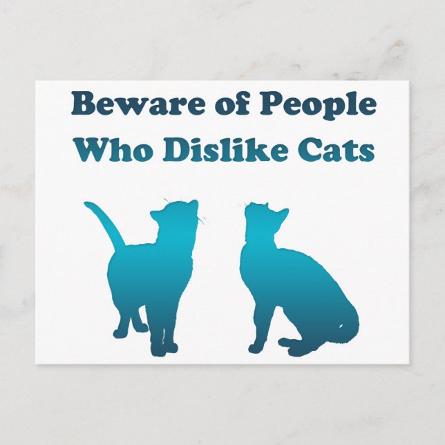 Irish Cat Proverb Postcard (Front)