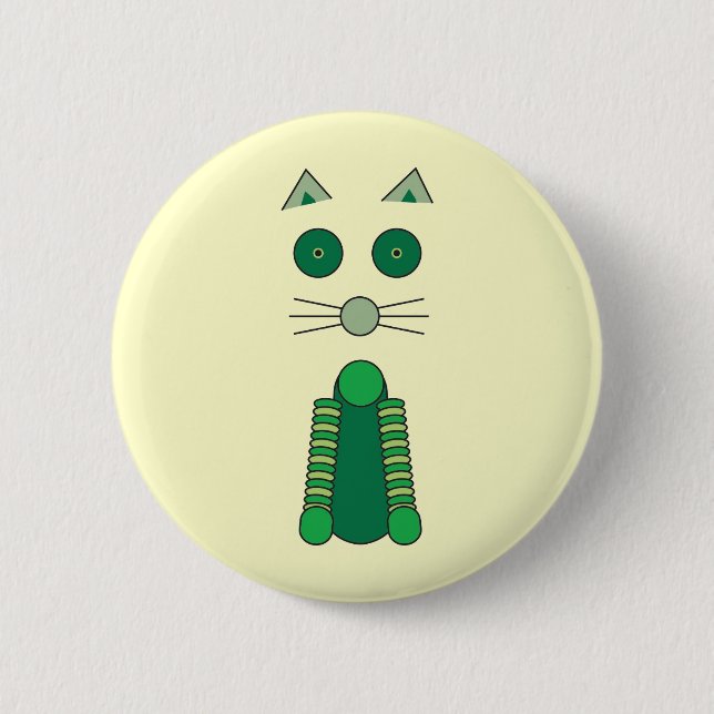 Irish CAT T-Shirt 2 Inch Round Button (Front)
