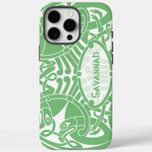 Irish Celtic Bird Circle Pattern Personalized  iPhone 16 Pro Max Case