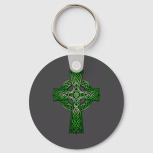 Irish Celtic Cross Knot Christian Holy Trinity Sco Keychain