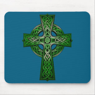 Irish Celtic Cross Knot Christian Holy Trinity Sco Mouse Pad