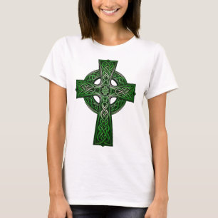 Irish Celtic Cross Knot Christian Holy Trinity Sco T-Shirt