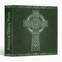 Irish Celtic Cross Wedding Binder