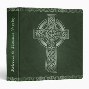 Irish Celtic Cross Wedding Binder