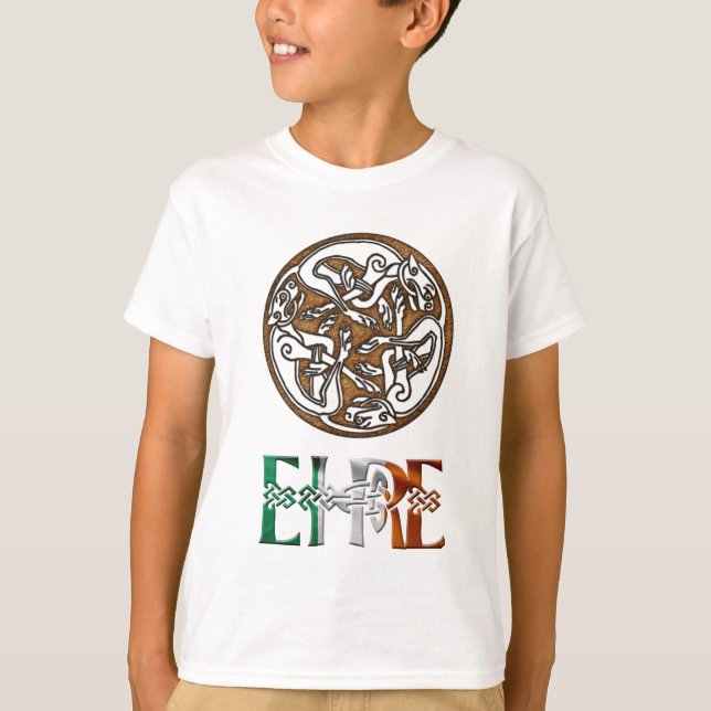 IRISH CELTIC DOGS CIRCLE T-Shirt Collection (Front)