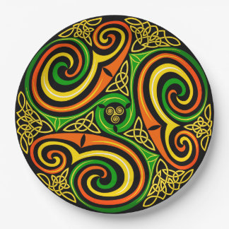 Irish Celtic Paper Plates