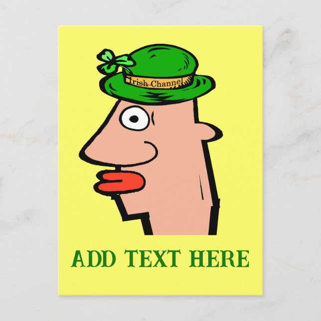 Irish Channel Head Postcard (Front)