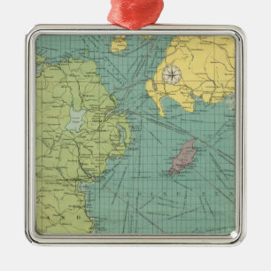 Irish Channel Metal Ornament