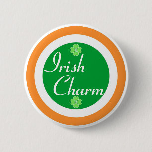 Irish Charm 2 Inch Round Button