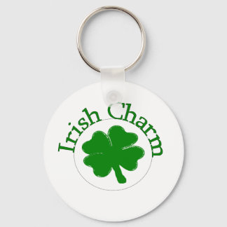 Irish Charm Clover Keychain