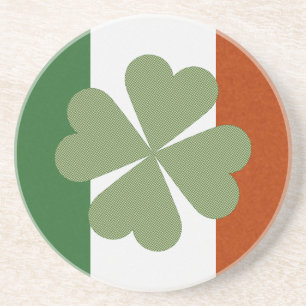 Irish Charming Lucky Clover Coaster