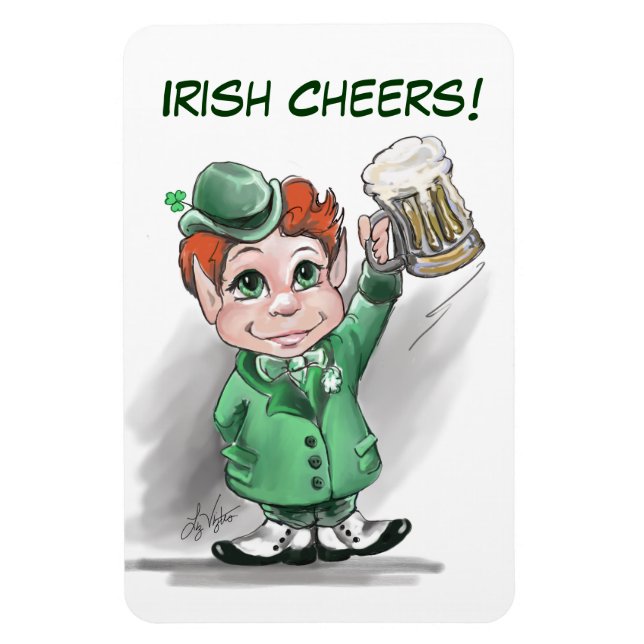 Irish Cheers! Flexable Magnet (Vertical)