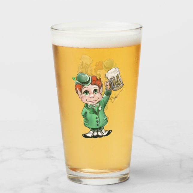 Irish Cheers! Glass Cup (Front Filled)