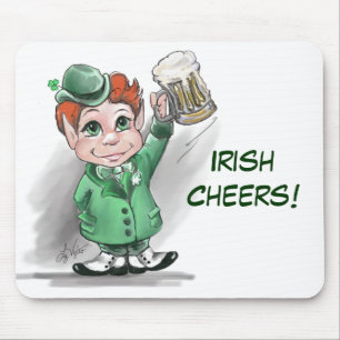 Irish Cheers! Mousepad