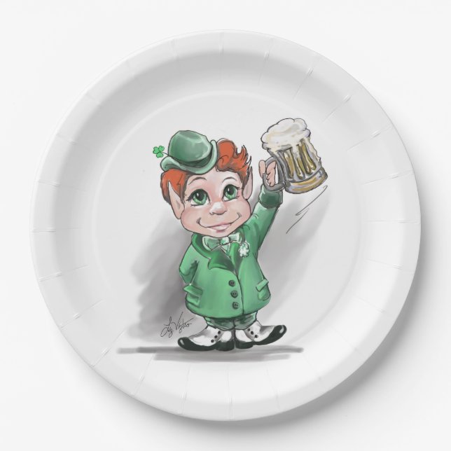 Irish Cheers! Paper Plate (Front)