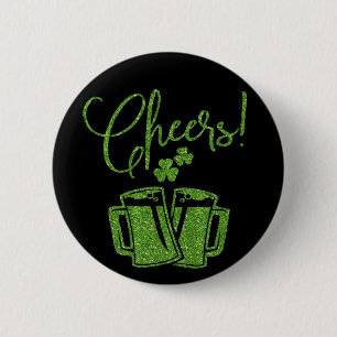Irish Cheers Saint Patricks Day Party 2 Inch Round Button