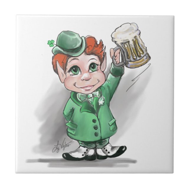 Irish Cheers! Tile (Front)
