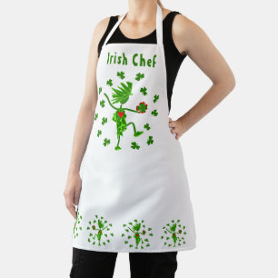 Irish Chef Apron Personalize Words