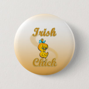 Irish Chick 2 Inch Round Button