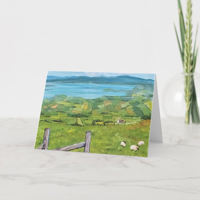 Irish Christmas Card, Bantry Bay,  Ireland Holiday Card (Front)