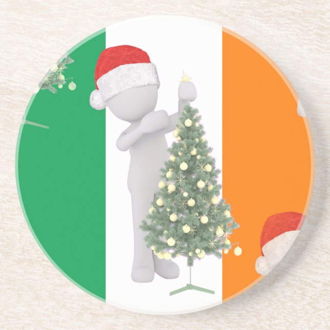irish christmas coaster (Front)