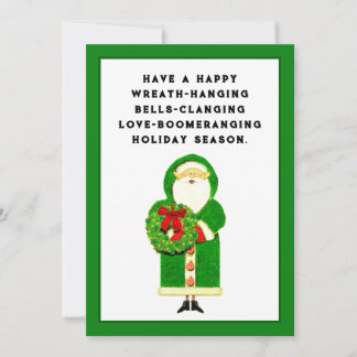 Irish Christmas Holiday Card