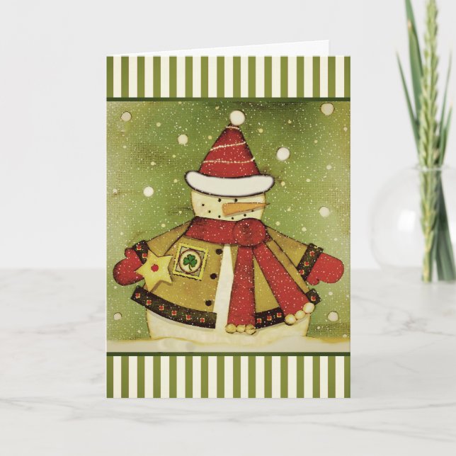 Irish Christmas Holiday Card (Front)