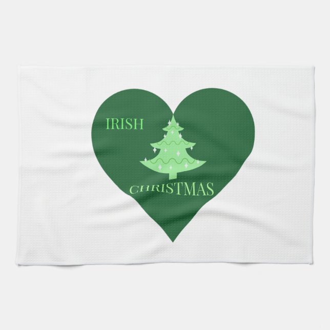 Irish Christmas Kitchen Towel (Horizontal)