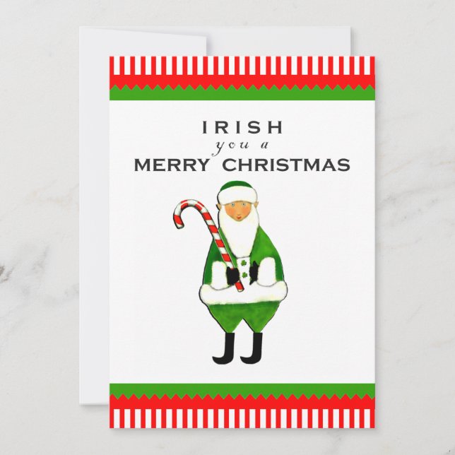 Irish Christmas Party Invitations (Front)