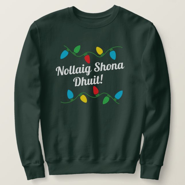 Irish Christmas Sweater (Design Front)