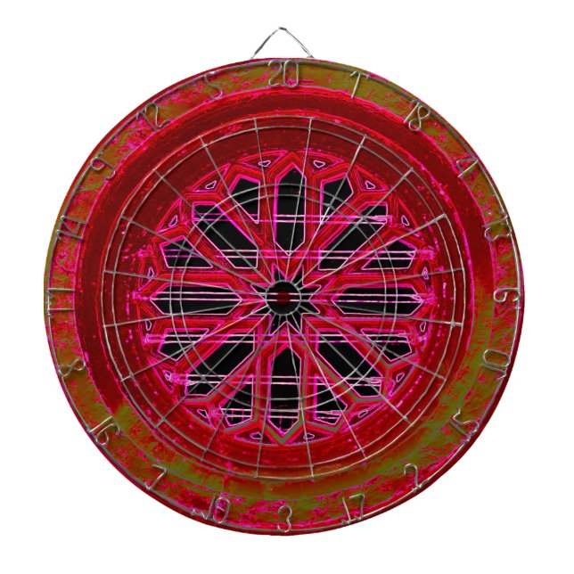 irish church window dart board (Front)