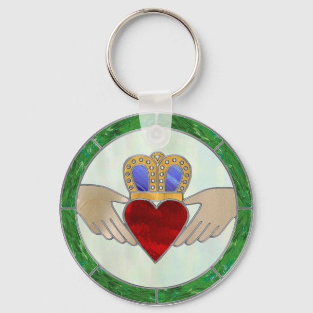 Irish Claddagh Keychain (Front)