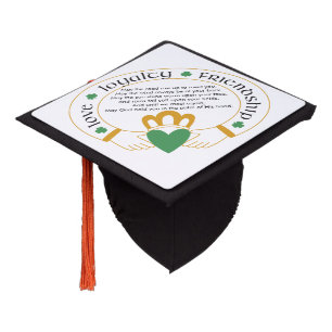 Irish Claddagh Ring Graduation Cap Topper