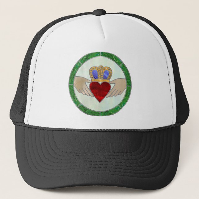 Irish Claddagh Trucker Hat (Front)