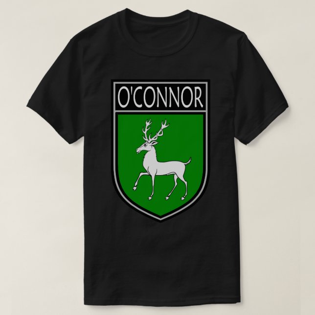 Irish Clan Crest OConnor T-Shirt (Design Front)