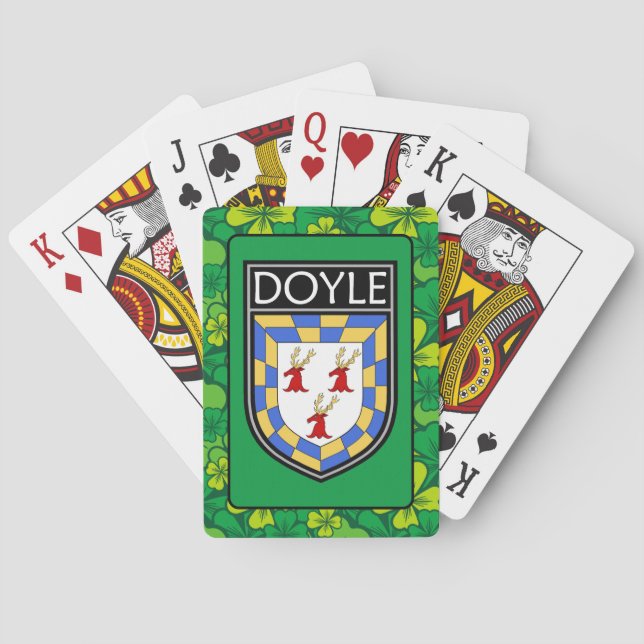 Irish Clan Doyle Playing Cards (Back)