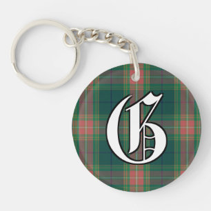 Irish Clan Gallagher Tartan Plaid Keychain