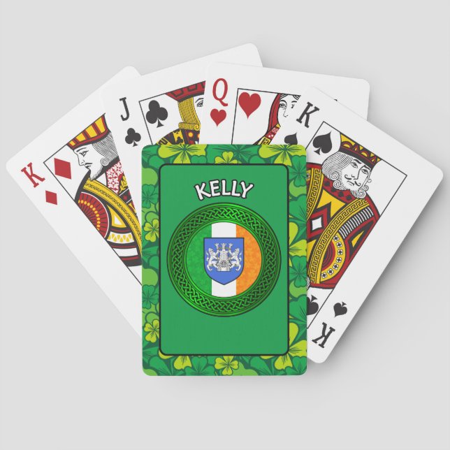 Irish Clan Kelly Playing Cards (Back)