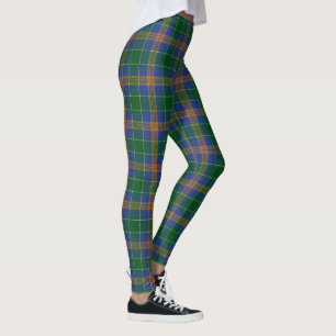 Irish Clan McAuliffe MacAuliffe Tartan Leggings
