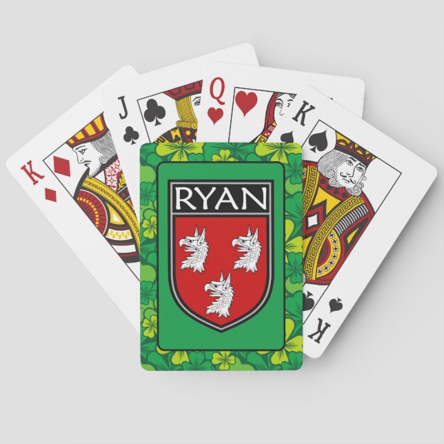 Irish Clan Ryan Playing Cards (Back)