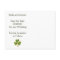 Irish clover and veil green wedding Save the Date