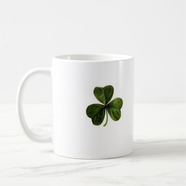 Irish Clover Coffee Mug (Left)