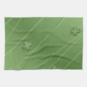 Irish Clover Design Kitchen Towel