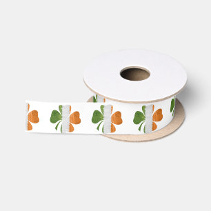 Irish Clover Satin Ribbon