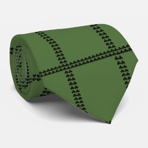 Irish Clover St. Patrick's Day Tie