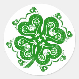 Irish Clover Sticker