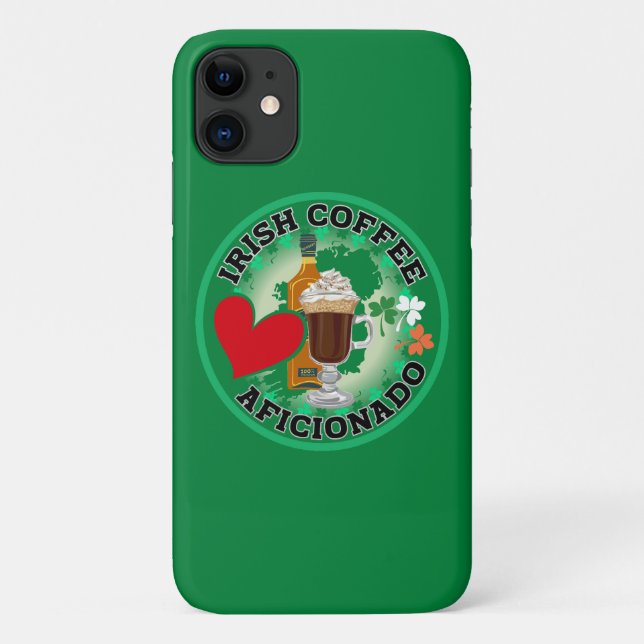 Irish Coffee Aficionado Case-Mate iPhone Case (Back)