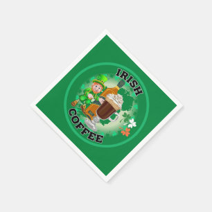 Irish Coffee - An Elixir. Napkin