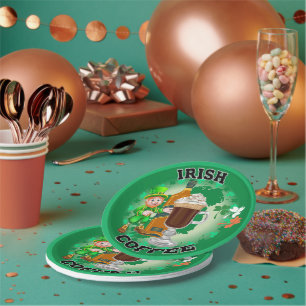 Irish Coffee - An Elixir. Paper Plate